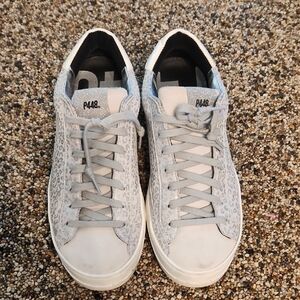 P448 Women's Animal Print Sneakers, Size 40